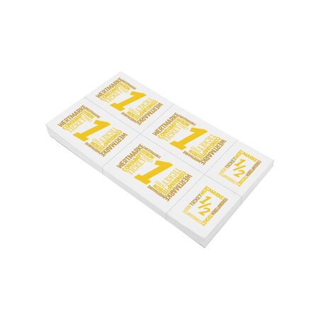 Consumptiekaarten met hele en halve consumpties met full colour opdruk 5 consumpties - per 50 kaarten