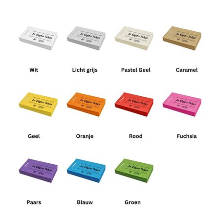 CombiCraft Consumptiebon in boekje met eigen tekst 50x30mm - 30 bonnen per boekje - per 810 bonnen