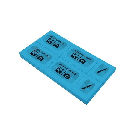 CombiCraft Consumptiekaart maken met eigen ontwerp zwarte druk 5 consumpties - per 200 kaarten