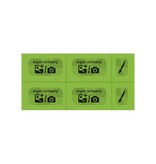 Consumptiekaart maken met eigen ontwerp zwarte druk 5 consumpties - per 200 kaarten