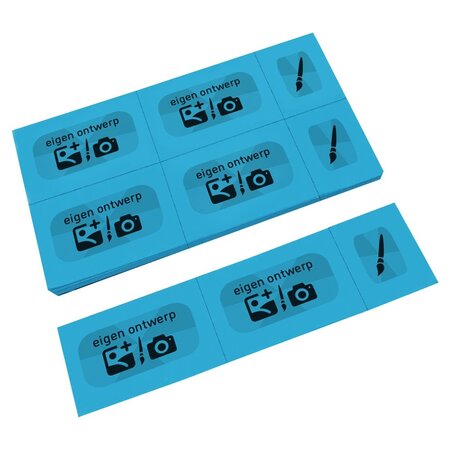 CombiCraft Consumptiekaart maken met eigen ontwerp zwarte druk 5 consumpties - per 200 kaarten