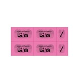 CombiCraft Consumptiekaart maken met eigen ontwerp zwarte druk 5 consumpties - per 200 kaarten