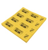 CombiCraft Consumptiekaart maken met eigen ontwerp zwarte druk 10 consumpties - per 200 kaarten