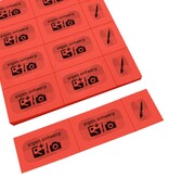 CombiCraft Consumptiekaart maken met eigen ontwerp zwarte druk 10 consumpties - per 200 kaarten