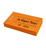 Consumptiebon in boekje met eigen tekst 50x30mm - 50 bonnen per boekje - per 3150 bonnen