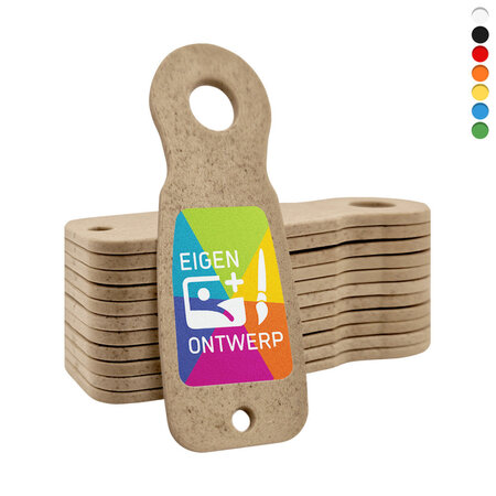 CombiCraft Houtvezel Caddy-Key winkelwagenmunten € 1 formaat eigen ontwerp - per 100 stuk