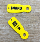 Kunststof Caddy-Key winkelwagenmunten € 1 formaat eigen ontwerp - per 100 stuks