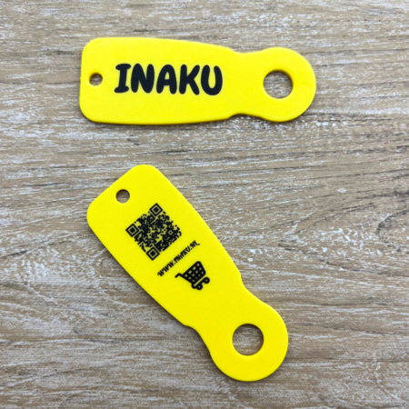 CombiCraft Kunststof Caddy-Key winkelwagenmunten € 1 formaat eigen ontwerp - per 100 stuks