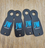 Kunststof Caddy-Key winkelwagenmunten € 1 formaat eigen ontwerp - per 100 stuks