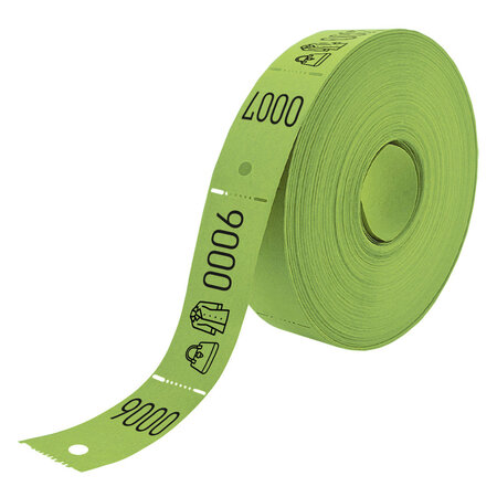 CombiCraft Garderobebonnen met jas- en tasicoon en ophanggat – per 500 dubbele bonnen