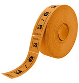 CombiCraft Entreebewijs op rol 114x30mm met rechte afscheurstrook - per 1000 bonnen