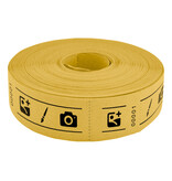 CombiCraft Entreebewijs op rol 114x30mm met rechte afscheurstrook - per 1000 bonnen