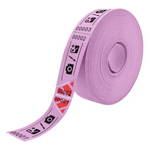 Entreebewijs op rol 80x30 mm