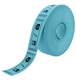 CombiCraft Entreebewijs op rol 80x30 mm zonder afscheurstrook - per 1000 bonnen