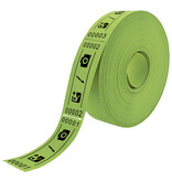 CombiCraft Entreebewijs op rol 80x30 mm zonder afscheurstrook - per 1000 bonnen