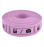 CombiCraft Entreebewijs op rol 80x30 mm zonder afscheurstrook - per 1000 bonnen