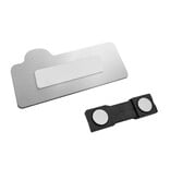 CombiCraft Aluminium naambadge eigen vorm maximaal 80x45mm in onderdruk - per stuk