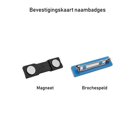 Aluminium naambadge 55x40mm met eigen ontwerp in onderdruk - per stuk