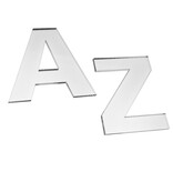 Plexiglas letters voor aan de muur spiegel - per stuk