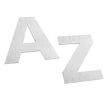 Aluminium letters voor aan de muur 1,5 mm dik - per stuk
