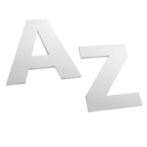 Aluminium losse letters 3mm dik