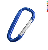 Gekleurde karabijnhaken 60x30mm aluminium - per stuk