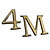 CombiCraft Messing gesatineerde losse letters