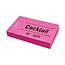 CombiCraft Consumptiebon cocktail in fuchsia 50x30mm - per 50 bonnen