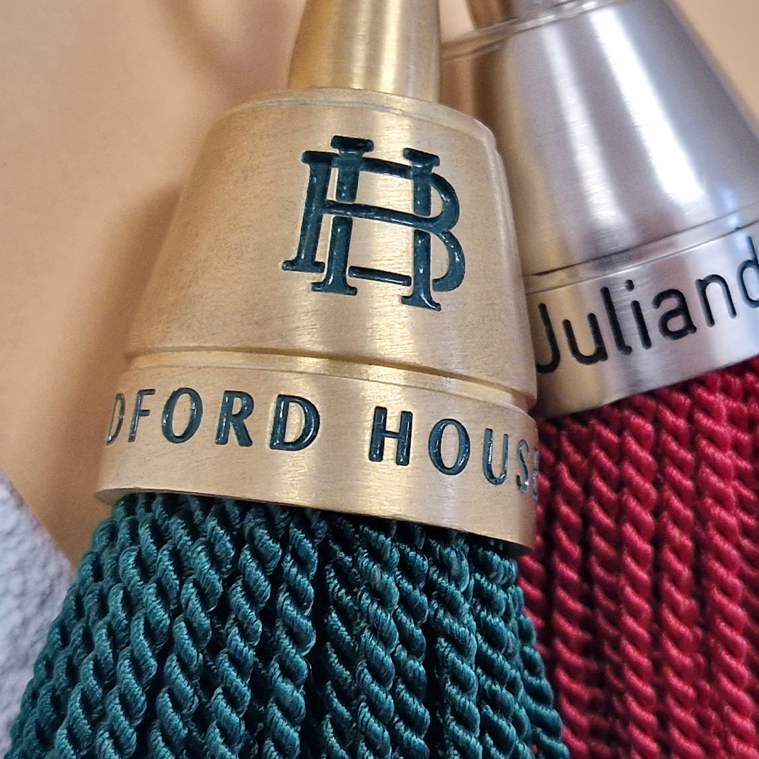 Detail close up van gravering op Philadelphia