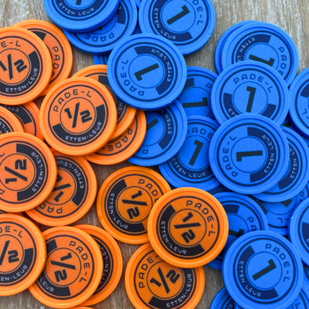 Plastic munten Ø29mm met jouw eigen ontwerp