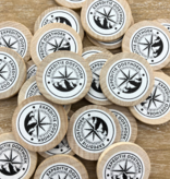 CombiCraft Houten munten Ø29mm met jouw eigen ontwerp - per 100 stuks