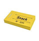 CombiCraft Consumptiebon snack in geel 50x30mm - per 50 bonnen