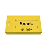 CombiCraft Consumptiebon snack in geel 50x30mm - per 50 bonnen