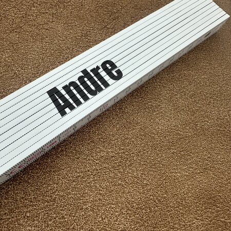 CombiCraft Houten duimstok 2 meter met naam - per stuk