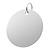 CombiCraft Blanco aluminium sleutellabel Ø80mm