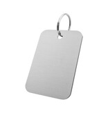 CombiCraft Blanco aluminium sleutellabel 40x60mm - per stuk
