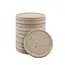 CombiCraft Blanco houtvezel automaatmunt €1 formaat  - 100 stuks