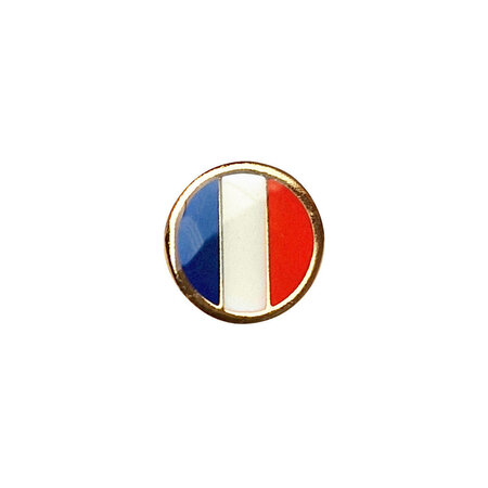 Kleine vlag pin Frankrijk 8 mm - per 1 stuk