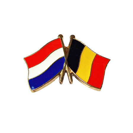 Vriendschapsspeld Nederland - België 20 x 15 mm - per 1 stuk