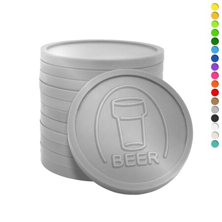 CombiCraft Plastic reliëfmunten met bierglas en tekst beer Ø29mm - per 250 stuks