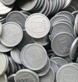 CombiCraft Plastic reliëfmunten met bierglas en tekst beer Ø29mm - per 250 stuks