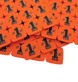 Breekmunten van aardappelzetmeel met 25 munten per matje - per 1000 stuks