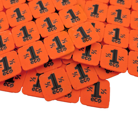 CombiCraft Breekmunten van aardappelzetmeel met 25 munten per matje - per 1000 stuks