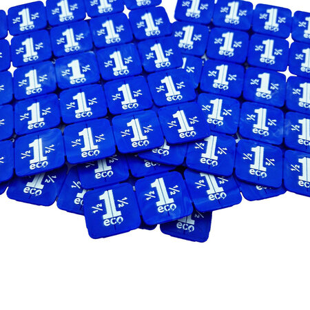 CombiCraft Breekmunten van aardappelzetmeel met 25 munten per matje - per 1000 stuks