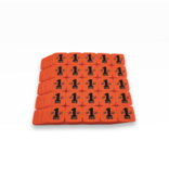 CombiCraft Breekmunten van aardappelzetmeel met 25 munten per matje - per 1000 stuks