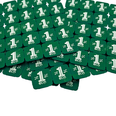 CombiCraft Breekmunten van aardappelzetmeel met 25 munten per matje - per 1000 stuks