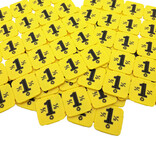 CombiCraft Breekmunten van gerecycled plastic met 25 munten per matje - per 1000 stuks