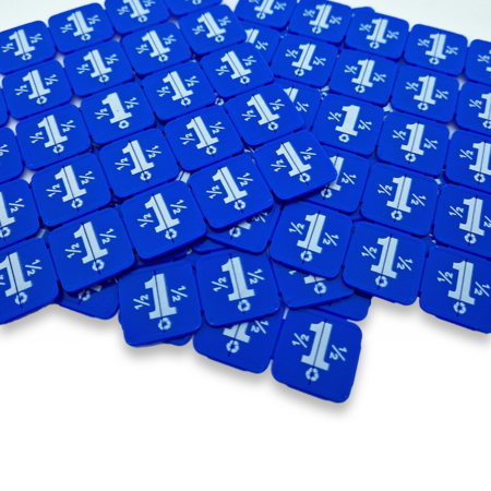 CombiCraft Breekmunten van gerecycled plastic met 25 munten per matje - per 1000 stuks