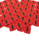 CombiCraft Breekmunten van gerecycled plastic met 25 munten per matje - per 1000 stuks