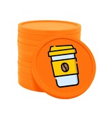 CombiCraft Gekleurde koffie to go consumptiemunten Ø29mm - per 100 stuks